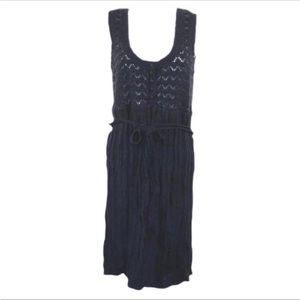 RXB sleeveless sweater dress L black